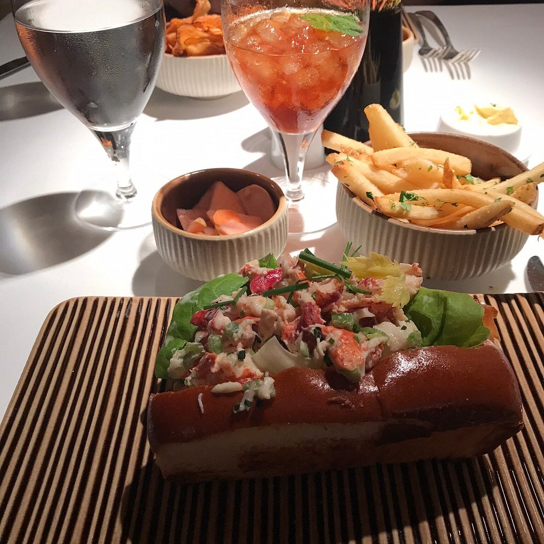 Herons signature dishes Lobster Roll
Old-Fashioned Pancakes
Dover Sole